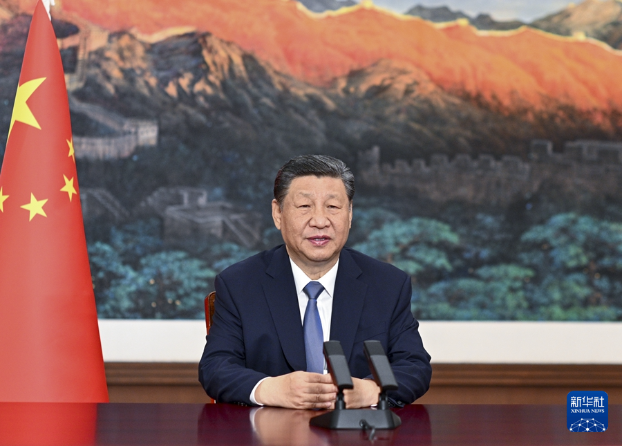 习近平向联合国贸易和发展会议成立60周年庆祝活动开幕式发表视频致辞6.12.png